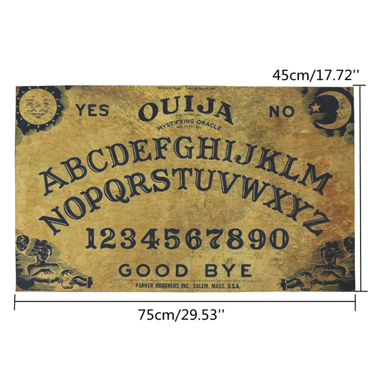 75x45 см Ouija Коврик для двери художественный дизайн с рисунком ковер из