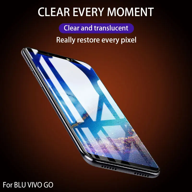 Mcdark для BLU VIVO GO закаленное стекло 9H 2.5D ультратонкая прозрачная защитная пленка XL4
