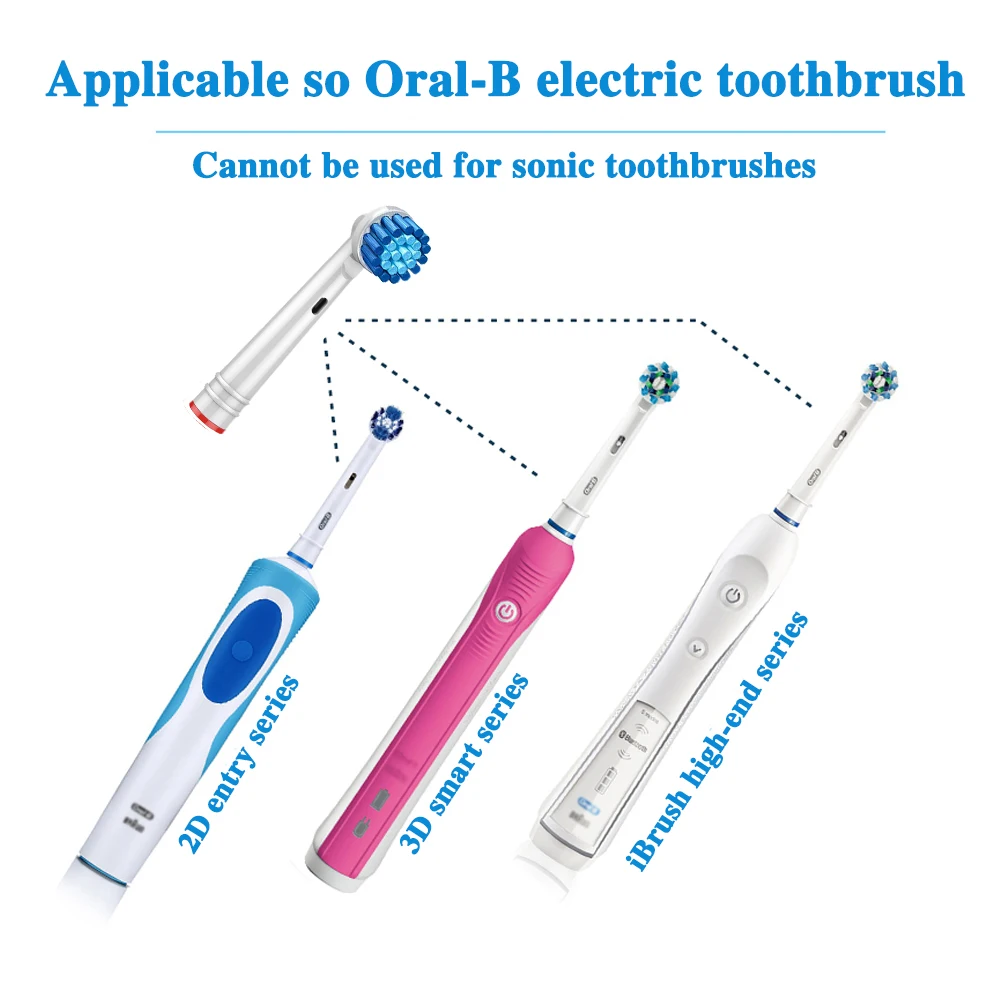 Сменные головки 8X EB17 для электрической зубной щетки Braun Oral B P2000 P4000 P4500 DB4510|Насадки