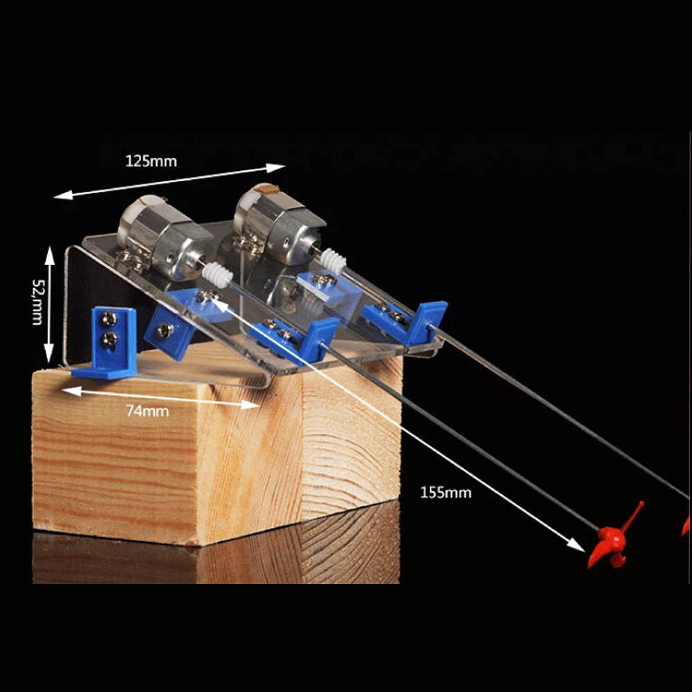 Diy Rc лодка игрушка набор моторчик с пропеллером вал модель хобби обучения ручной