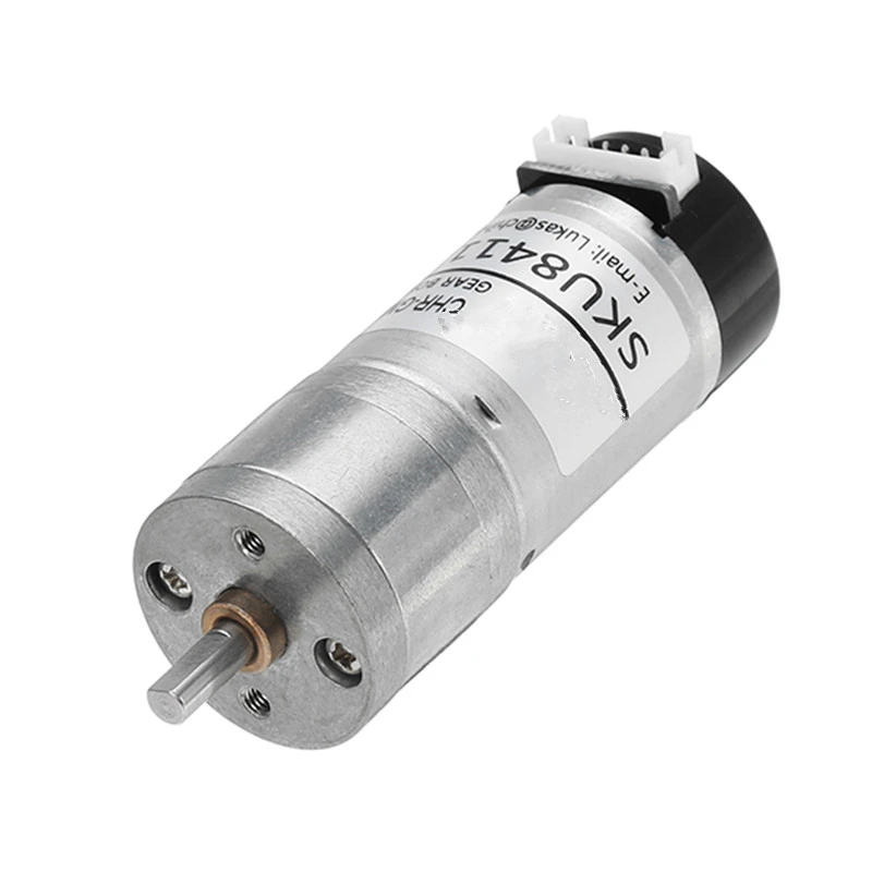1 шт. CHR GM25 370 12K 34 DC 12V 350rpm кодировщик двигатель мотор редуктор с коэффициентом