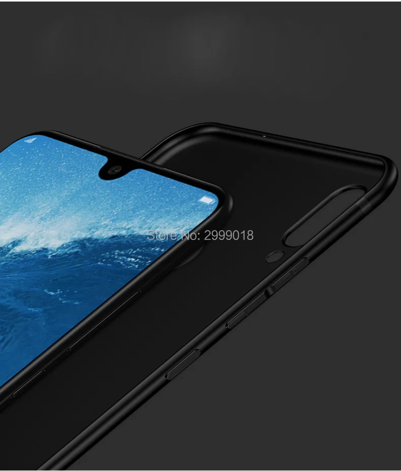 Чехол для Huawei P smart 2019 роскошный мягкий матовый силиконовый бампер TUP полная