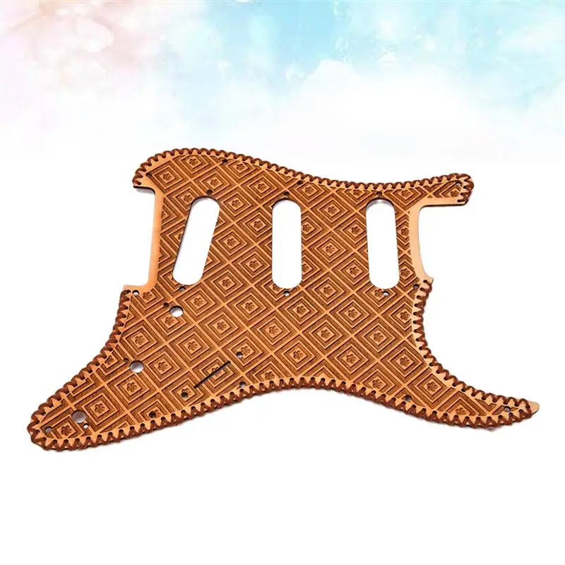 1 шт. пикапы Замена пикгарда премиум деревянные прочные DIY SSS Pickguard аксессуар для