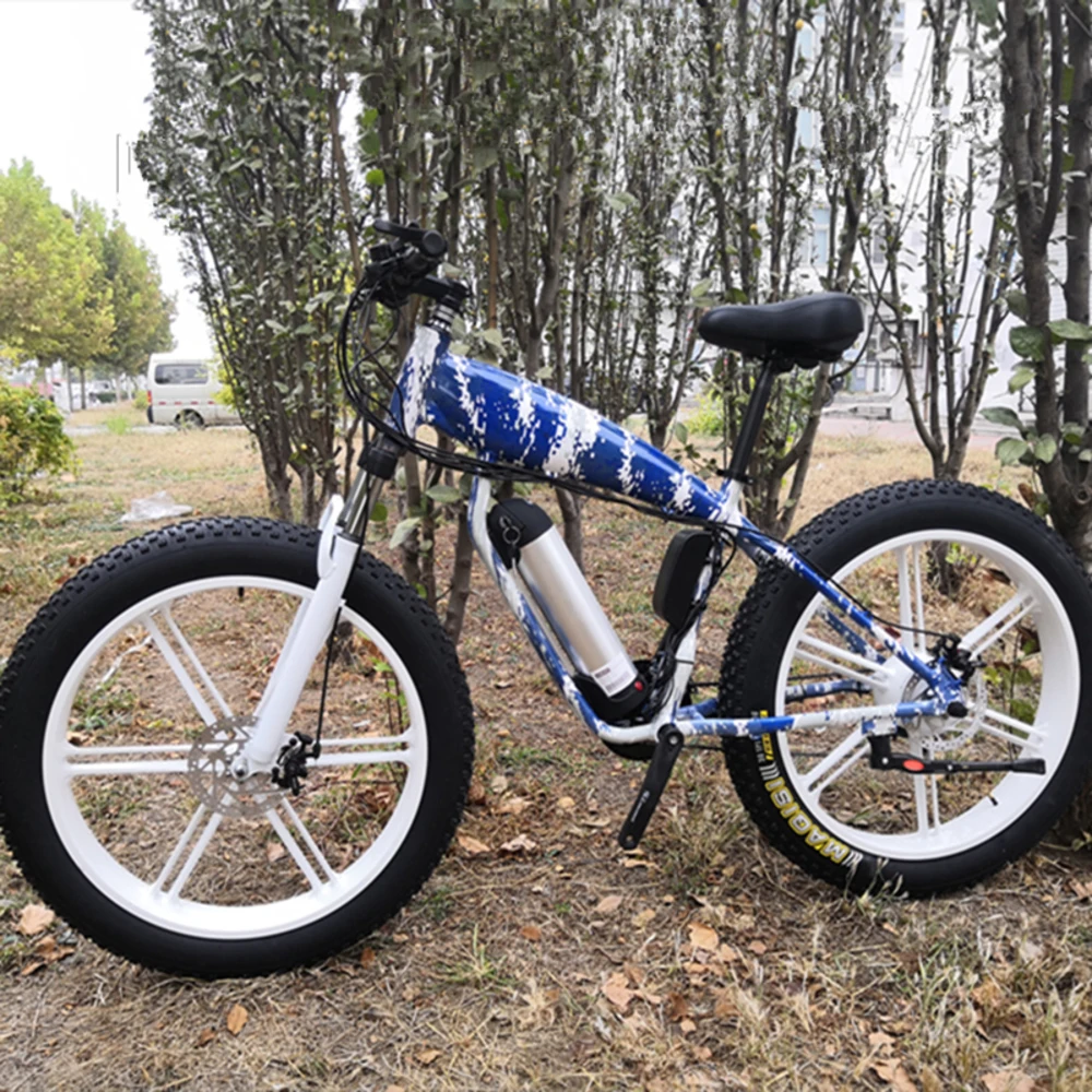 26 Fat Tire Bike 500 Вт 48 В литий ионный снег горный велосипед электрический