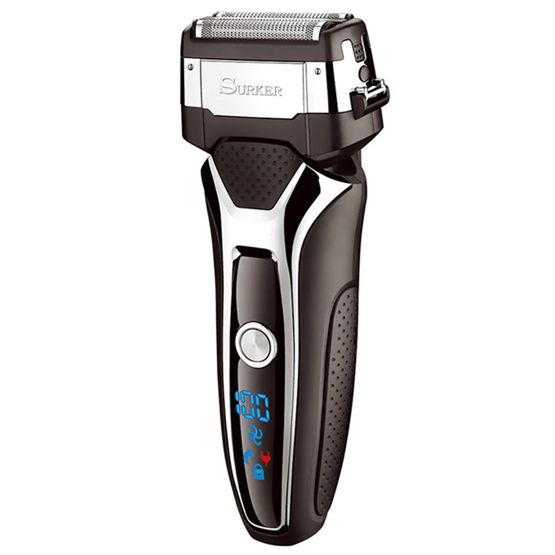Surker Rscx 9008 Мужская Профессиональная с ЖК цифровым дисплеем 3D плавающее лезвие