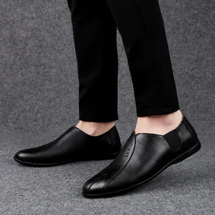 Spring and Autumn Men's Leisure Business Bean Shoes British Lazy Slip-On Loafers 39 s Wholesale Bulk products Accessories | Обувь