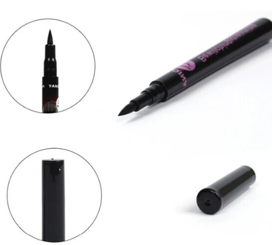 Горячие черная Водостойкая Подводка для глаз жидкая подводка Карандаш Макияж