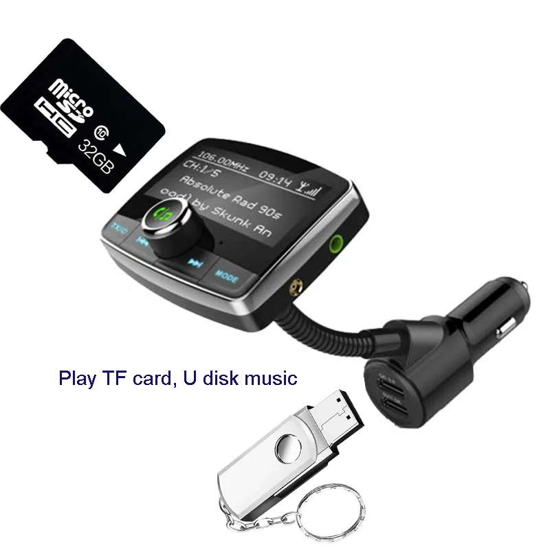 Bluetooth громкой связи адаптер USB SD Aux Mp3 для Audi в машине Громкая связь|Автомобильный