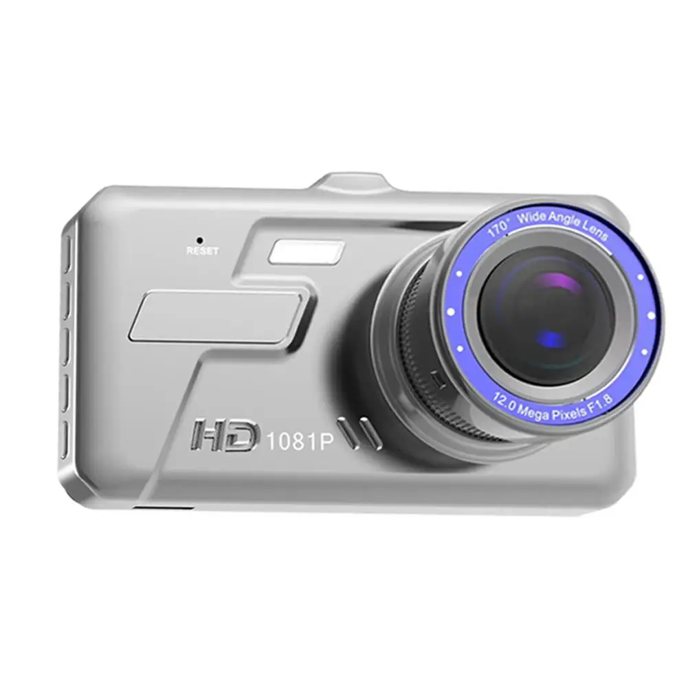 T681 Автомобильный видеорегистратор с сенсорным экраном Camera 170 HD широкоугольный объектив 4 дюйма Full 1080P для