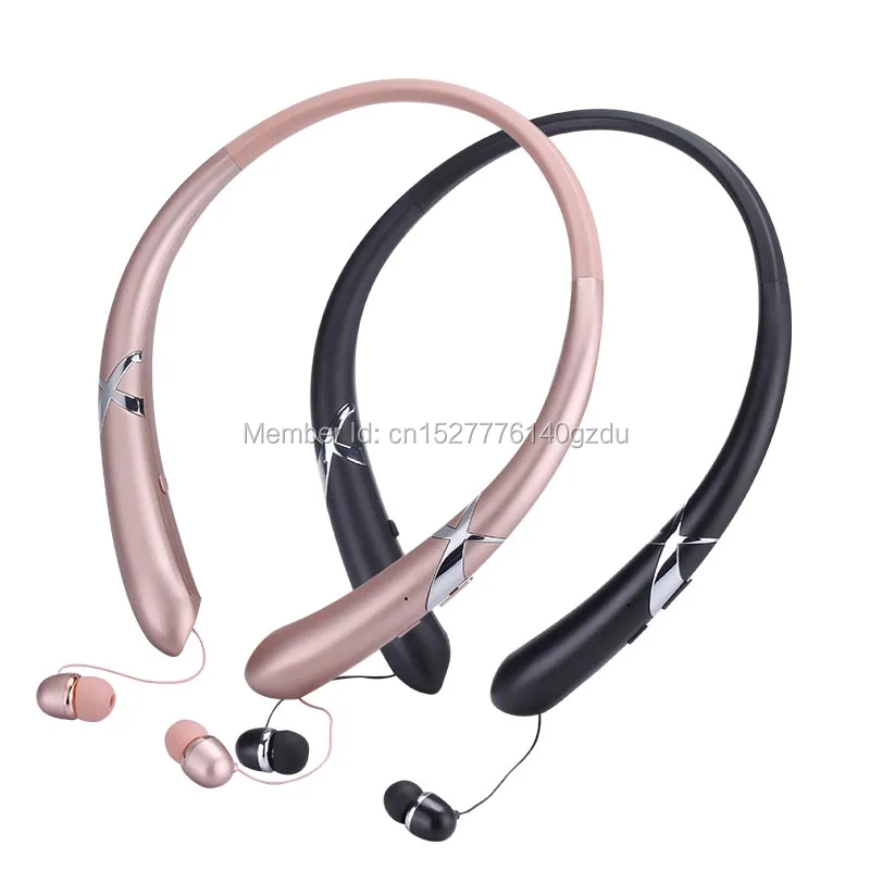 Выдвижные спортивные bluetooth наушники с активным шумоподавлением беспроводная