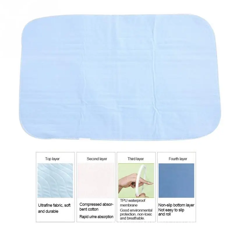 Многоразовое постельное белье 90*85 см подстилка для писсуара моющийся подгузник
