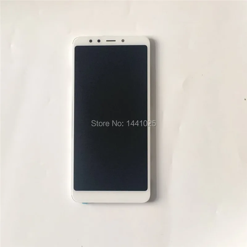 Качественный ЖК дисплей с рамкой IPS для Xiaomi Redmi 5 сенсорный экран внешний белый
