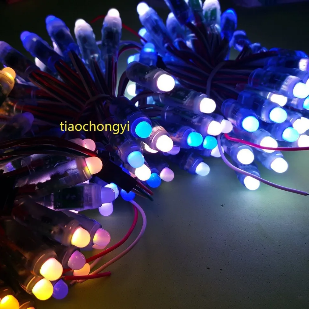 5 в 12 В WS2811 2811 IC RGB полный цвет мм пикселей цифровой адресуемый сон Цвет LED Pix els