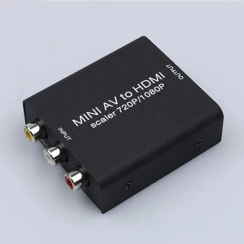 AABB-Mini HD 1080P HDMI 2AV видео конвертер коробка в RCA AV/CVSB L/R Поддержка NTSC PAL выход AV адаптер
