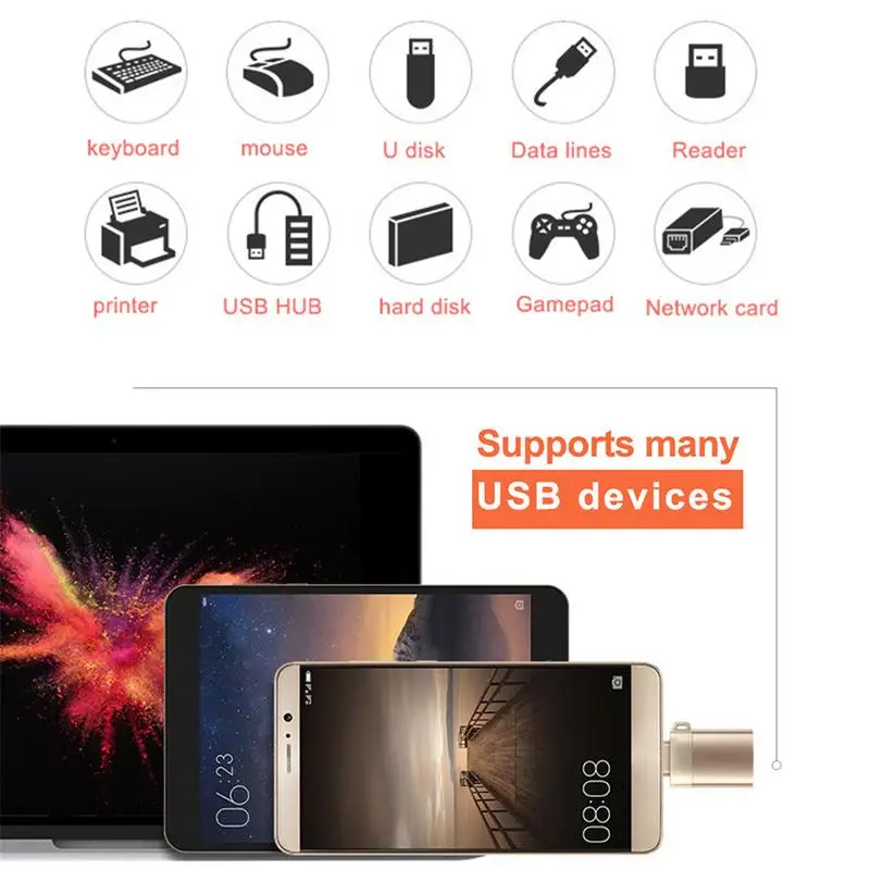 OTG Type-c Usb C адаптер Micro Type Usb-c 3 0 зарядный преобразователь данных для Samsung Galaxy S8 S9 Note 8