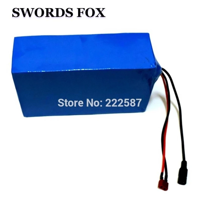 Литиевая батарея для велосипеда SWORDS FOX 48 В 1000 Вт 20 А · ч 48В 2600 мА аккумулятор