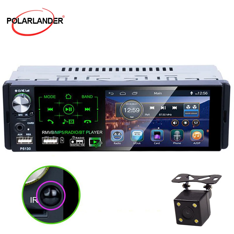 Автомобильный радиоприемник 1 Din сенсорный экран 4 " Bluetooth RMVB/MP5/Радио/BT плеер AM FM