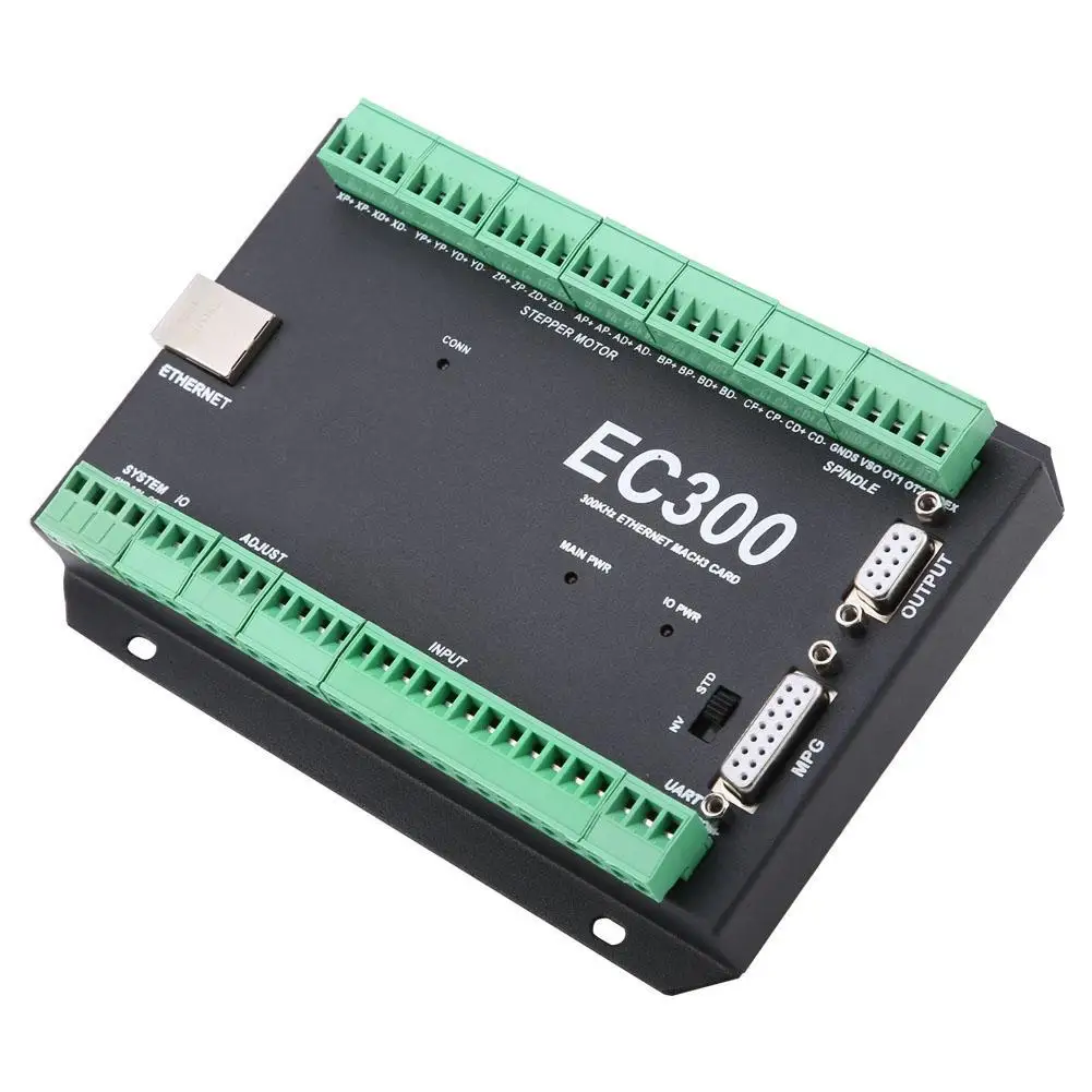 Плата контроля движения 3 6 осей 300 кГц Ethernet CNC Mach3 24VDC EC300 оптовая