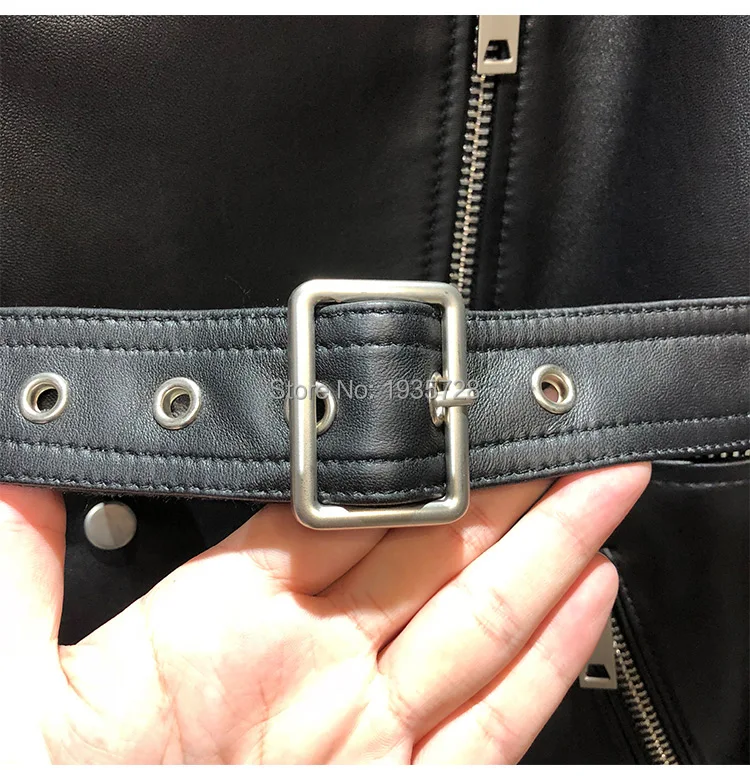 Топ взлетно посадочной полосы моды овечьей кожи Кожаные