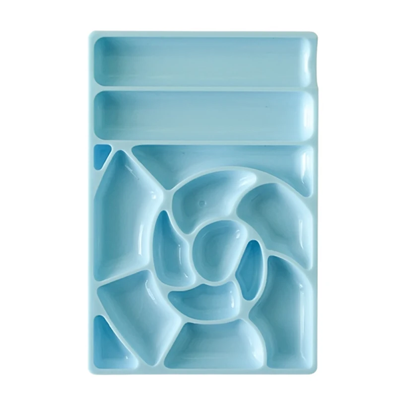 Смешивание для ногтей UV гель палитра Nail Маникюр мульти сетки лоток дизайна