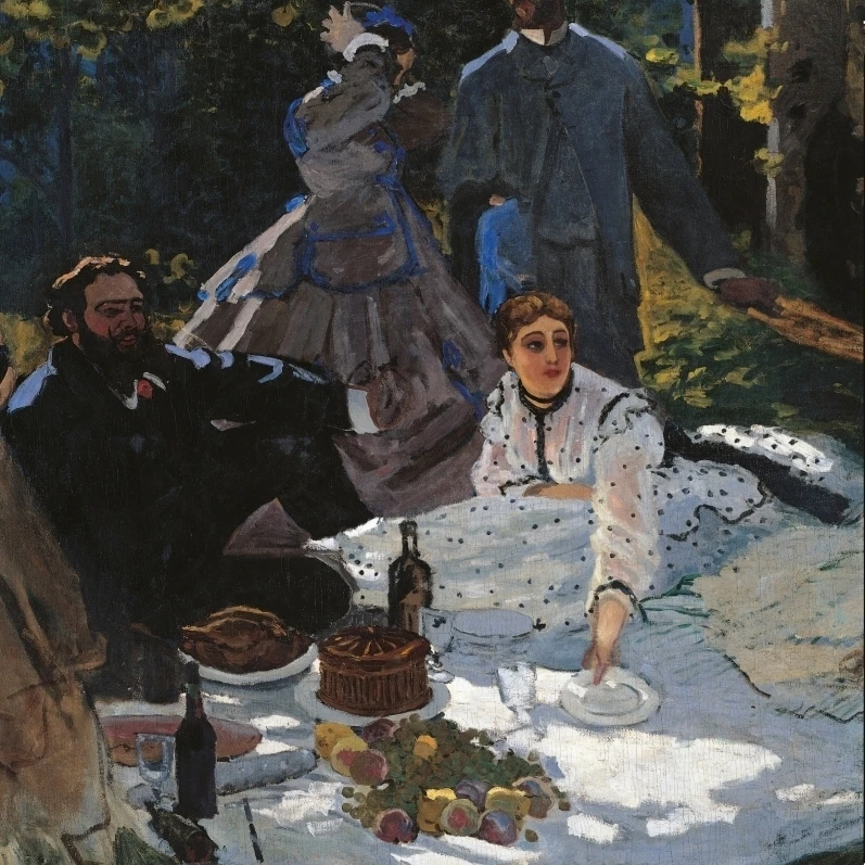 Плакат с изображением завтрака в зелени (18x24)|Таблички и знаки| |