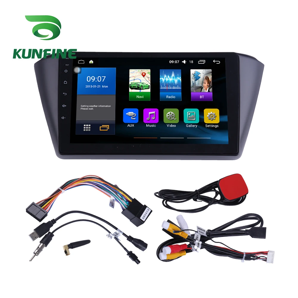 Восьмиядерный 1024*600 Android 8 1 автомобильный DVD gps навигатор плеер Deckless стерео для Skoda