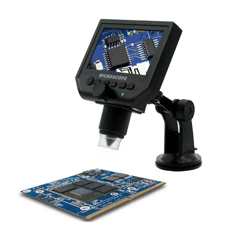 

Микроскоп Cimva портативный 600x HD 3 CCD Pixel 4,3 дюймов OLED дисплей ЖК цифровой микроскоп