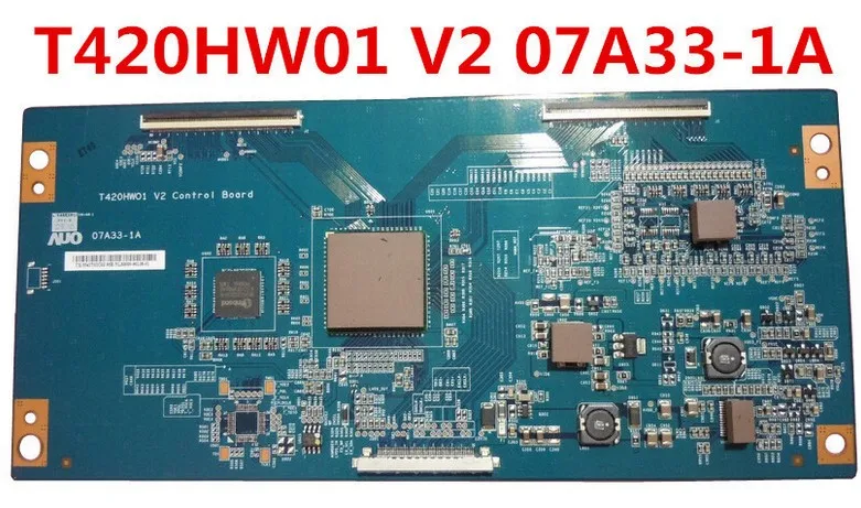 Оригинальная T CON T420HW01 V2 плата управления 07A33 1A логическая хорошего