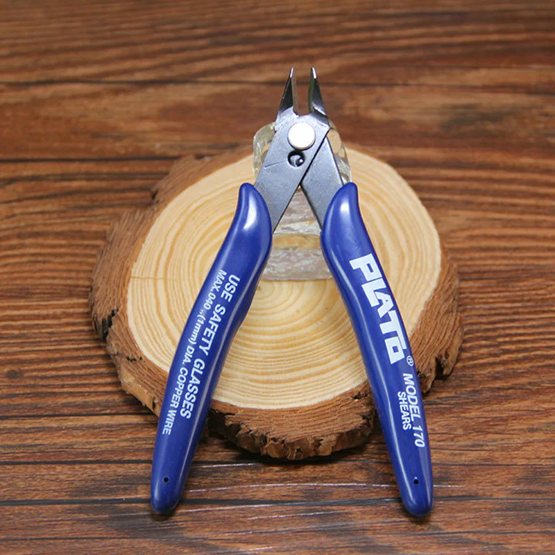 Противоскользящие резиновые диагональные плоскогубцы с боковым захватом