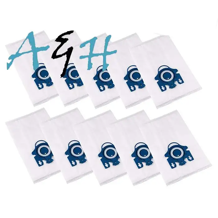 10pcs Synthetic Vacuum Dust Bags Kit with Parts 2 Filters 17 x 27cm/6.7 10.6inch Cleaner 0.326kg | Бытовая техника