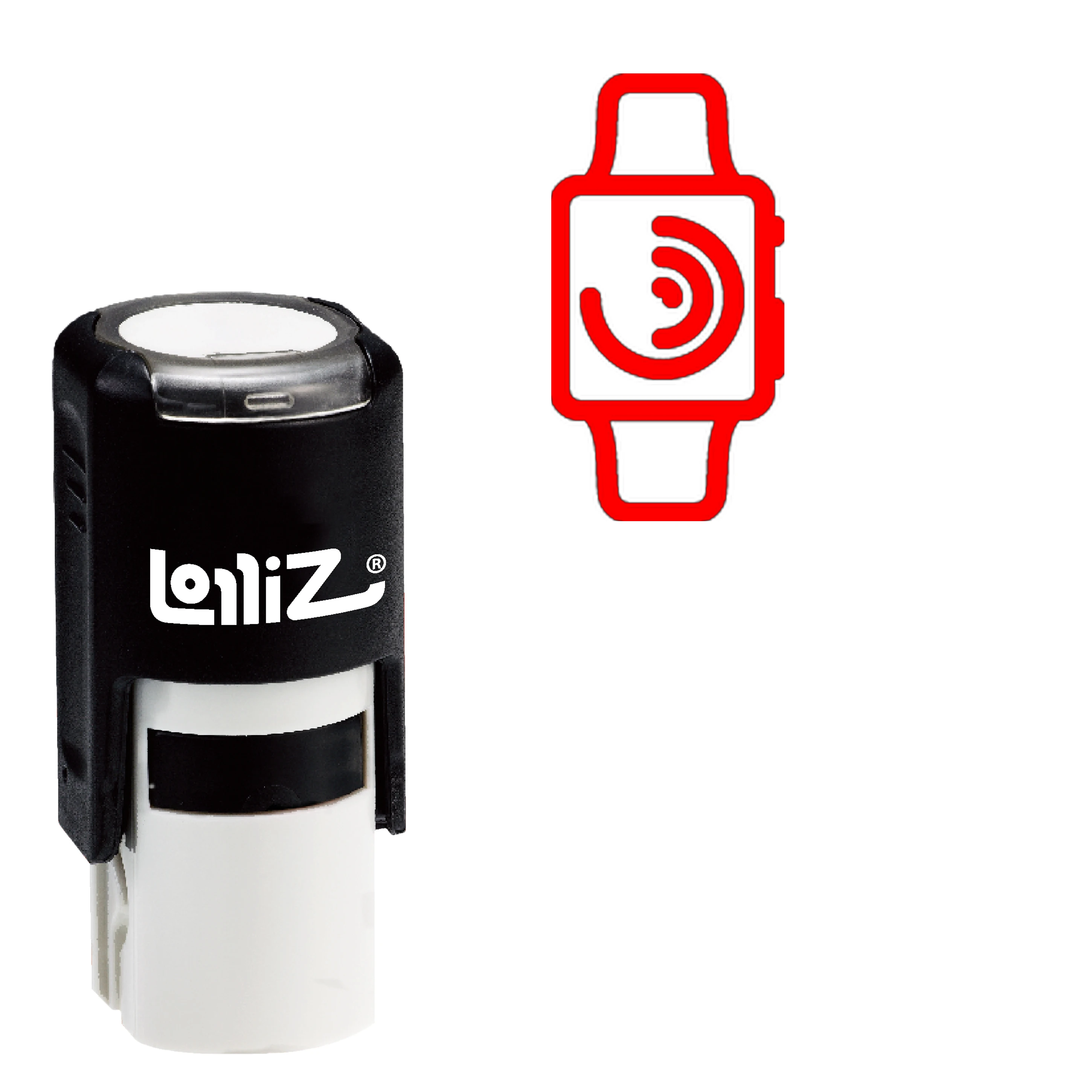 

LolliZ часы, самозаправляемые резиновые штампы, серия с современным символом