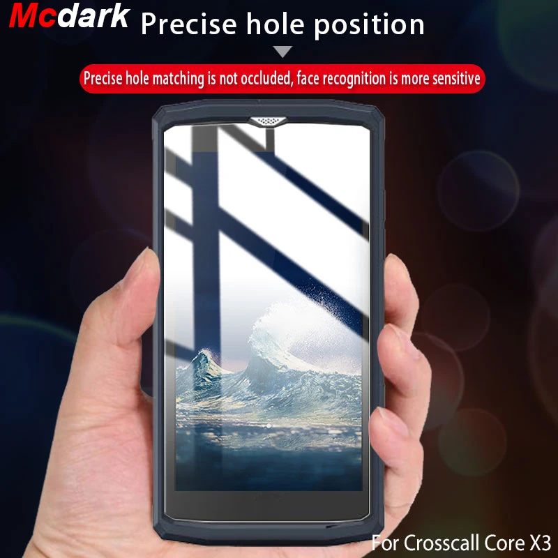 9H закаленное стекло для защиты экрана Crosscall Core-X3 пленка крышка стеклянная Легкая