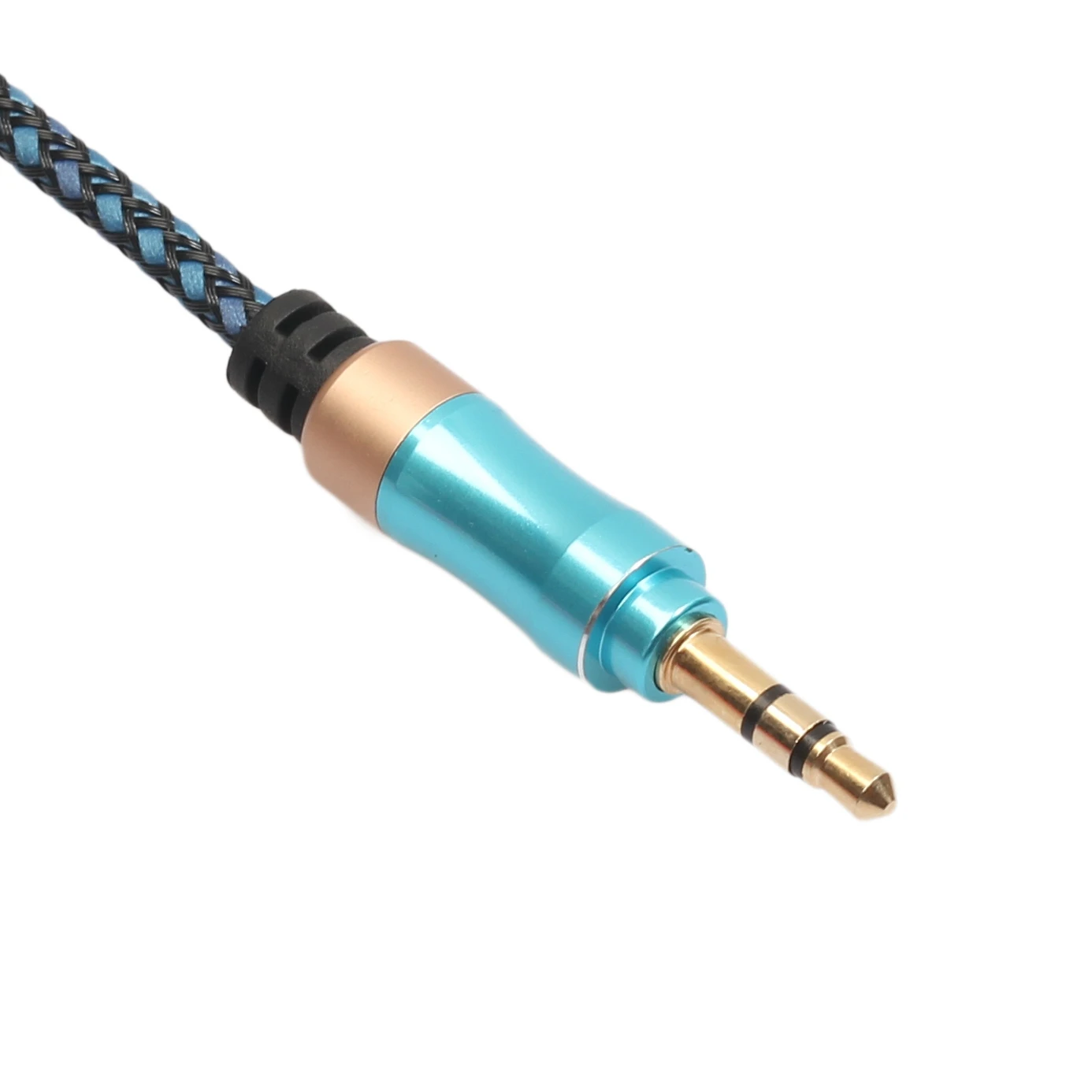 Braid Shield 3.5Mm Car Audio Aux Cable Male To 4 Knot Stereo Earphone Extension Cord 1.5M Line High Fidelity | Электроника