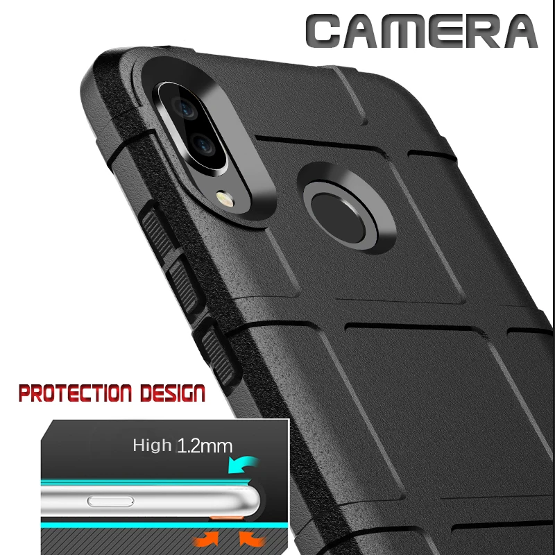 Роскошный силиконовый чехол Xiao mi Red Note 7 Pro прочная защита матовый из ТПУ для