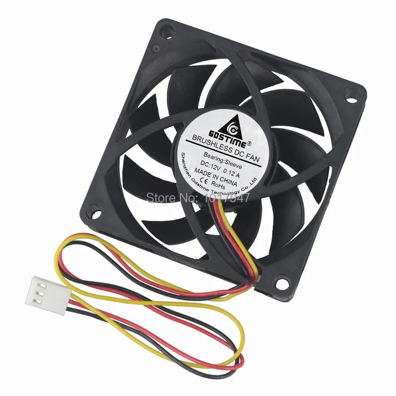 10 шт. в партии Gdstime DC 12V 3Pin 70 мм 7 см 70x15 7015 Бесщеточный Охлаждающий
