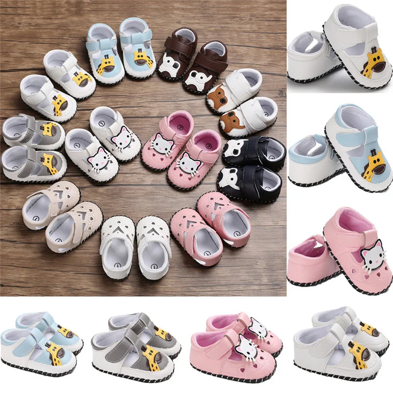 2019 New Newborn Infant Baby Girls Boy Soft Sole Leather Crib Shoes Antislip Sneaker Prewalker Toddler Fashion Cute |