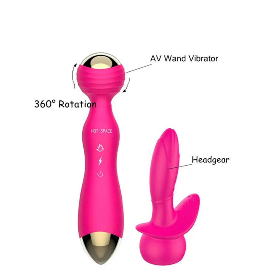 DIBE USB Перезаряжаемый вибратор &quotМагический Жезл&quot G spot Стимулятор клитора