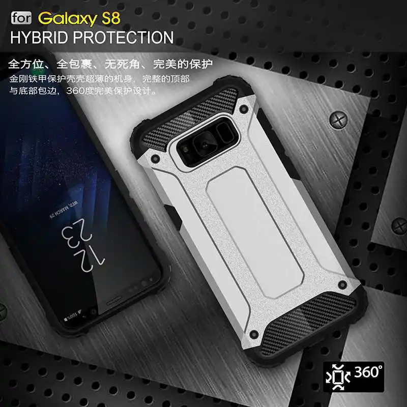 Mokoemi Iron Armor Shock Proof 5.8&quotFor Samsung Galaxy S8 Case For Plus cell Phone Cover |