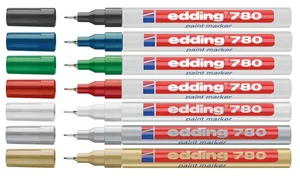 Германия Edding 780 спиртостойкий высокотемпературный маркер 0,8 мм металлическая пластина 1 шт.