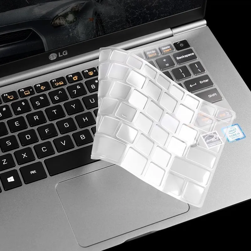 Чехол для клавиатуры из ТПУ ноутбука Защитная пленка LG Gram 14 &quot14Z980 ультра тонкая