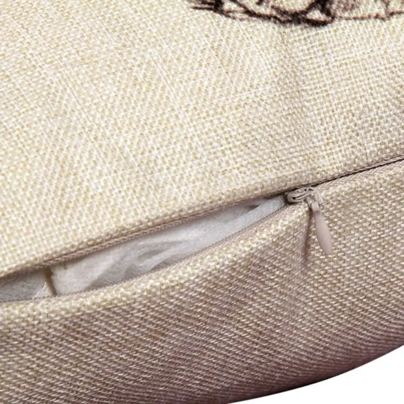 Чехол для подушки с рисунком пятиконечной звезды и геометрическим узором 18 &quotx