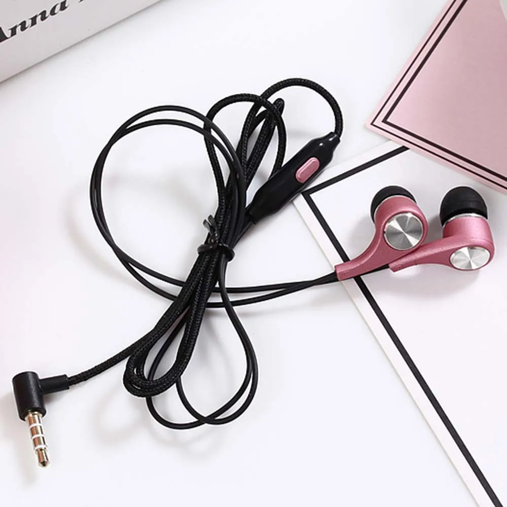 KISSCASE в ухо спортивные наушники с микрофоном для Xiaomi бас звук стерео гарнитура
