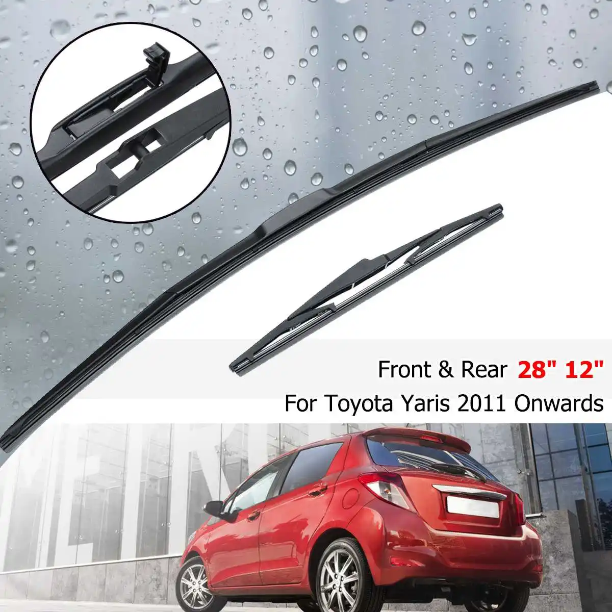 Щетки стеклоочистителя для Toyota Yaris MK3 2011 2012 2013 2014 3 5 дверей 28 дюймов 12