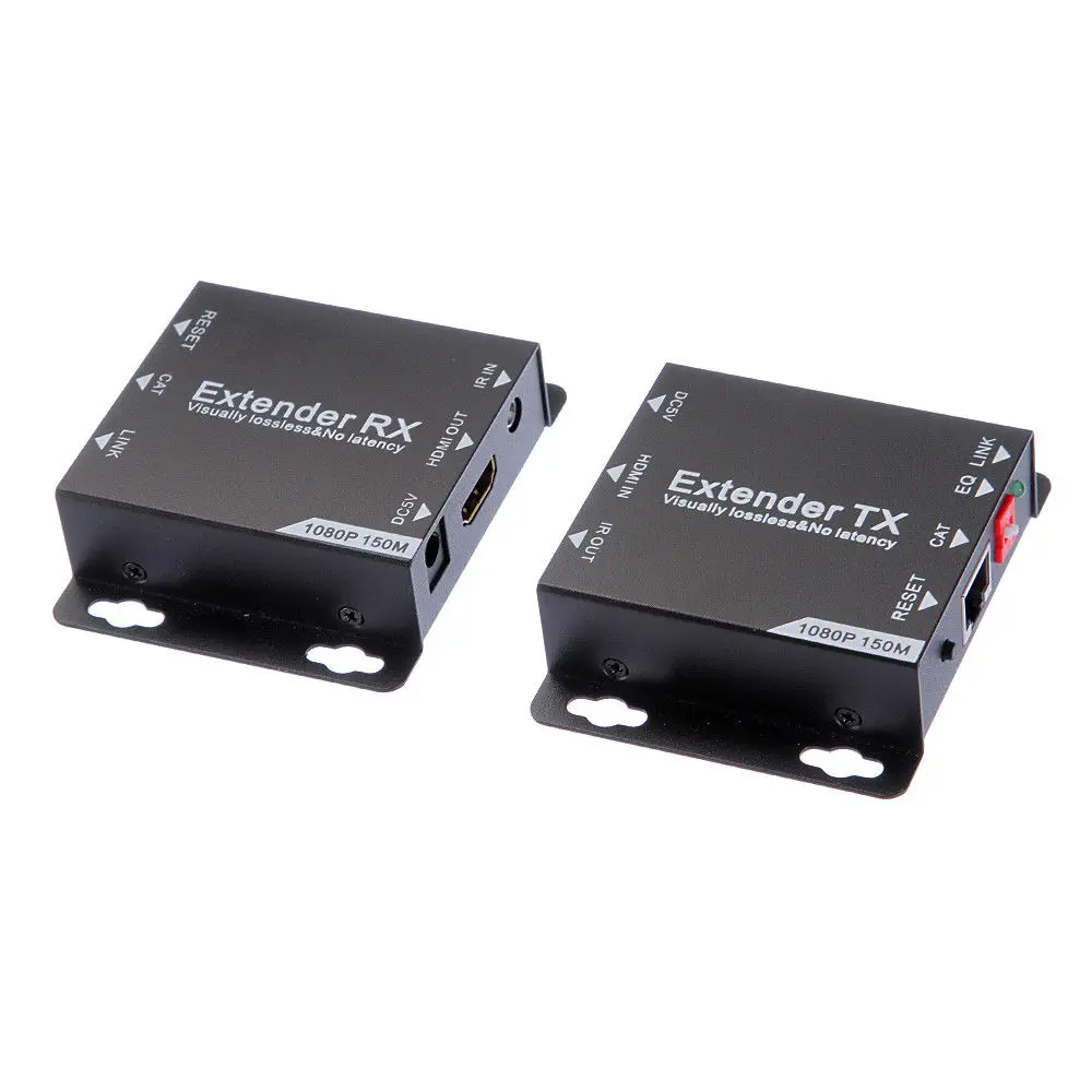 HDMI удлинитель TX + RX 1080P до 150 м по Cat6/Cat7 UTP Ethernet сетевой кабель RJ45| |