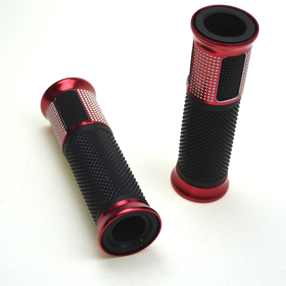 

red 22mm Motorcycle Handle Grip for Dirt Pit Bike Scooter Mopeds