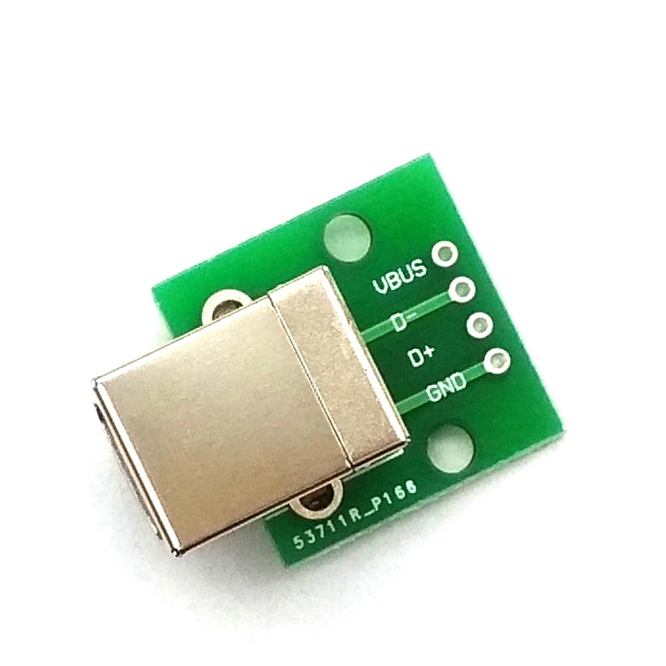USB 05 usb адаптер с поворотным разъемом гнездо типа B соединительный кабель для
