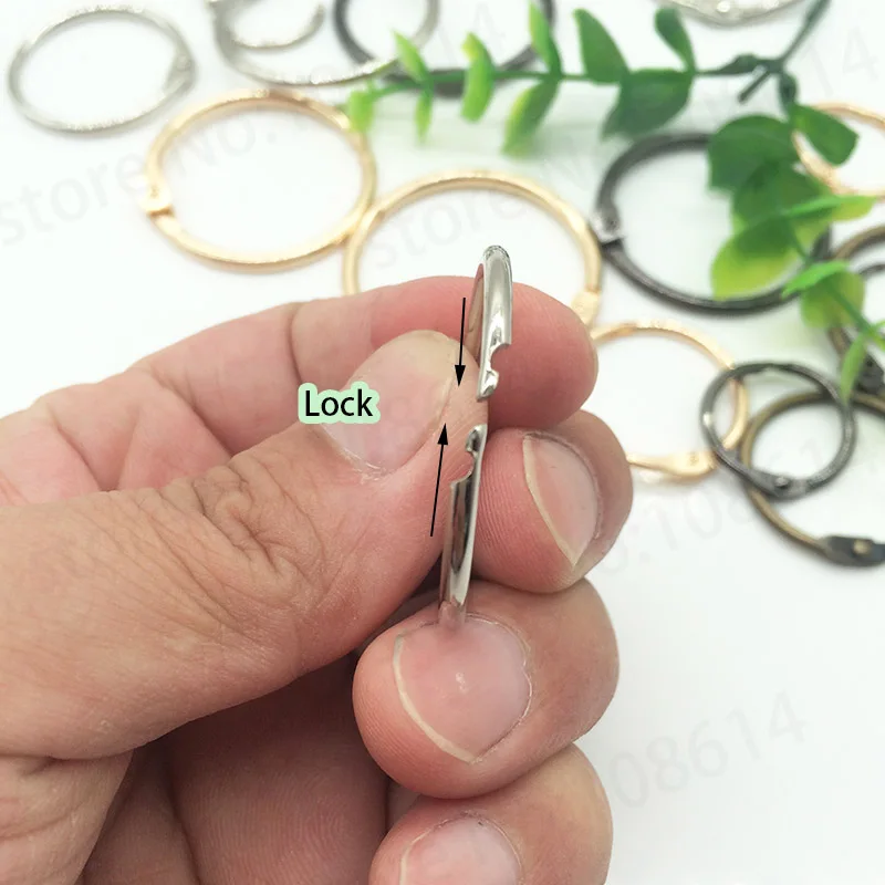 DIY Материал отрывными листами кольца для крышки украсить свободные круг модной