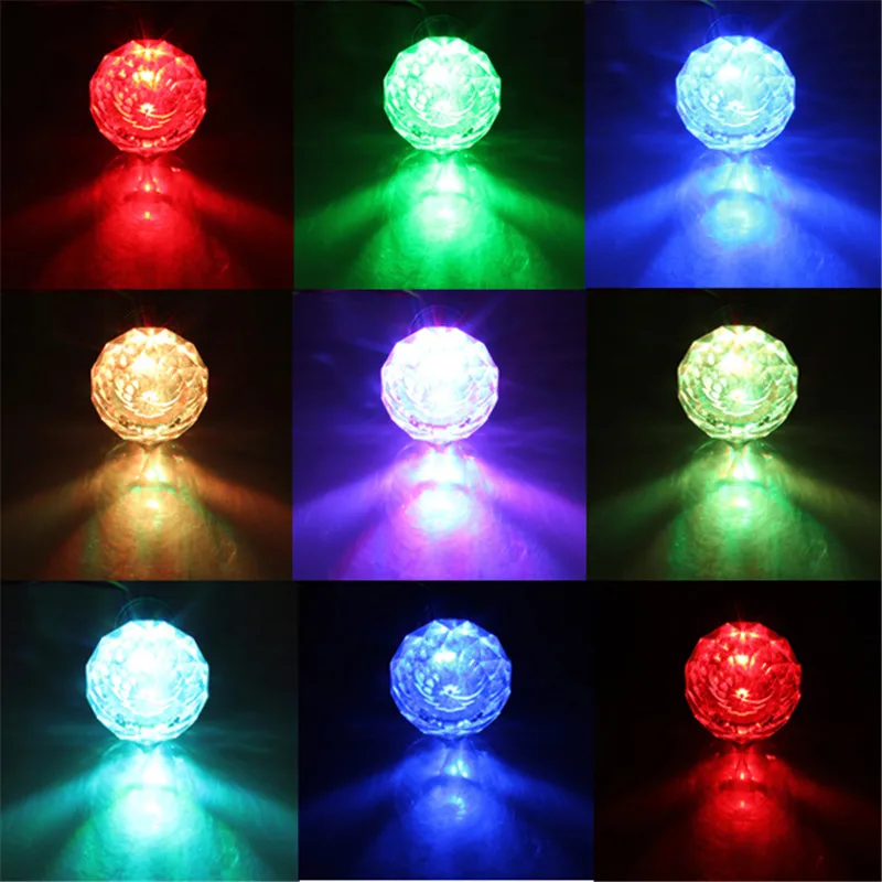 CLAITE E27 3 Вт RGB большой цвет кристалл алмаза светодиодный светильник с пультом