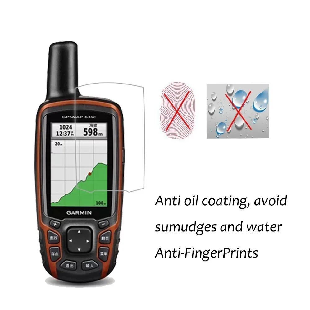 3 упаковки прозрачная жидкокристаллическая пленка для Garmin GPSMAP 63SC 631SC 639SC 78SC нано