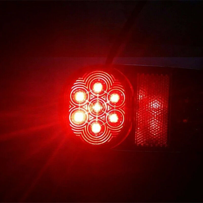 Задние фары 12V 0.1A автомобиль грузовик прицепа лодки Водонепроницаемый светодиодный задний фонарь стоп индикатор лампы